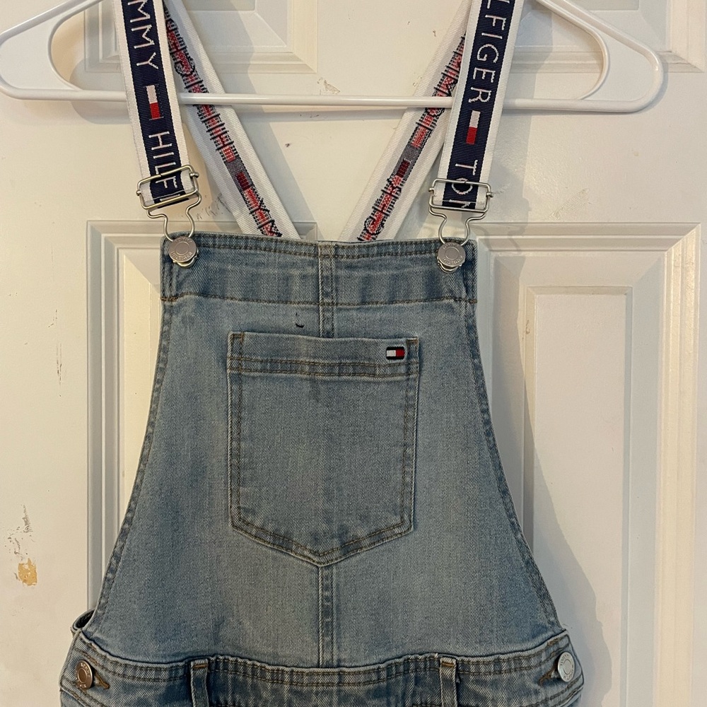 Girl size 10 Tommy Hilfiger jean overalls